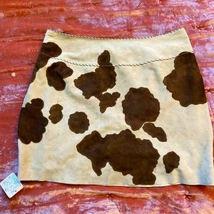 Brand new, never worn Free People cowhide mini!